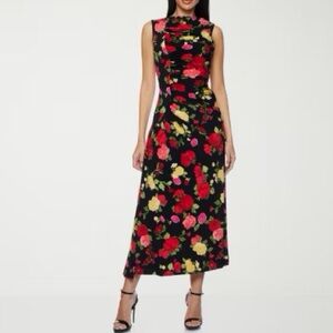 Premier Amour Women’s Sleeveless Midi Floral